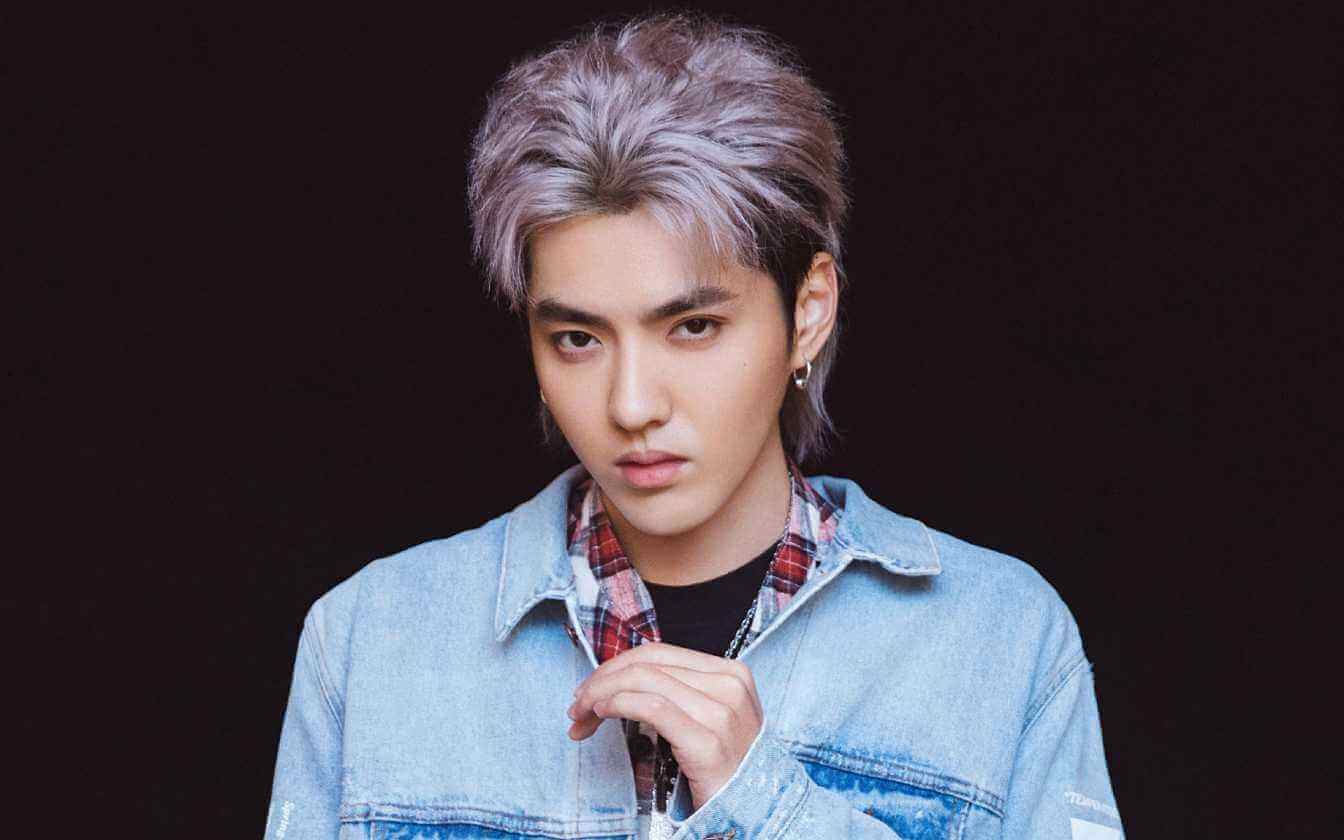 Chinese singer and actor Kris Wu Yifan poses during an annual